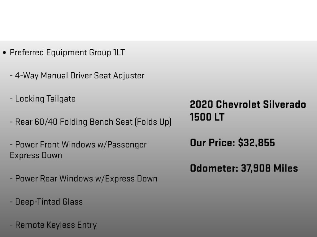 Used 2020 Chevrolet Silverado 1500 LT w/ Trailering Package AWD/4WD image 6