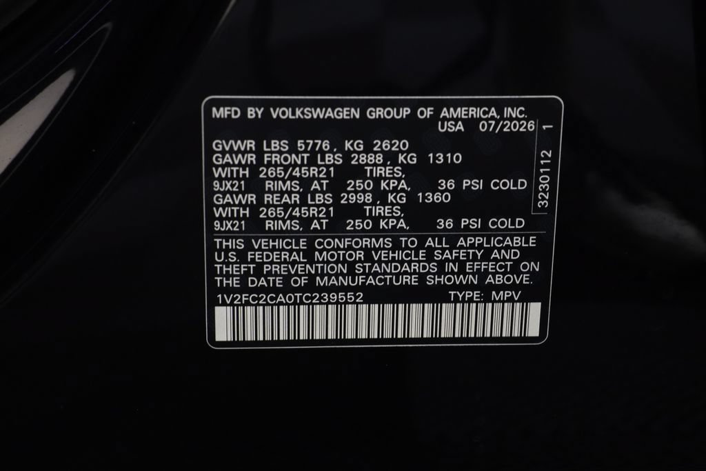 New 2026 Volkswagen Atlas Cross Sport SEL Premium R-Line AWD/4WD image 27