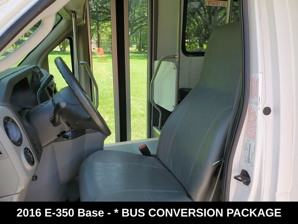 Used 2016 Ford E-350 and Econoline 350 Super Duty w/ Shuttle Bus Prep Package RWD image 8