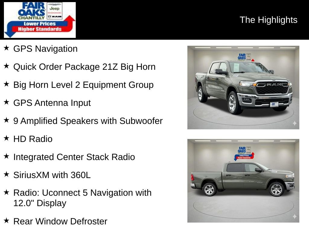 Used 2026 RAM 1500 Big Horn AWD/4WD image 2