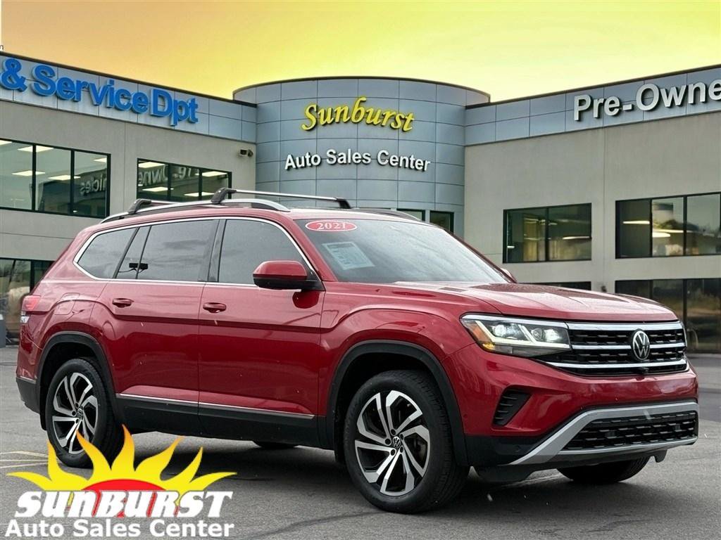 Used 2021 Volkswagen Atlas SEL Premium AWD/4WD image 1