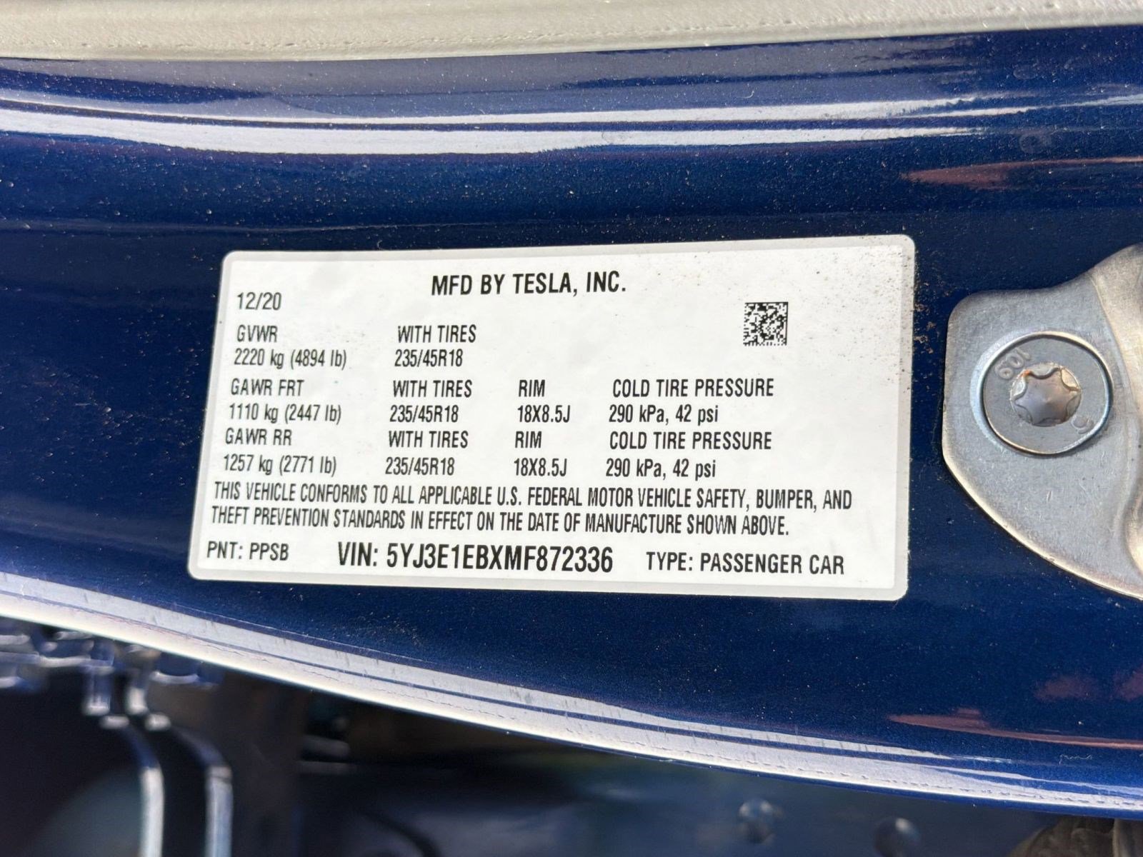 Used 2021 Tesla Model 3 Long Range AWD/4WD image 19