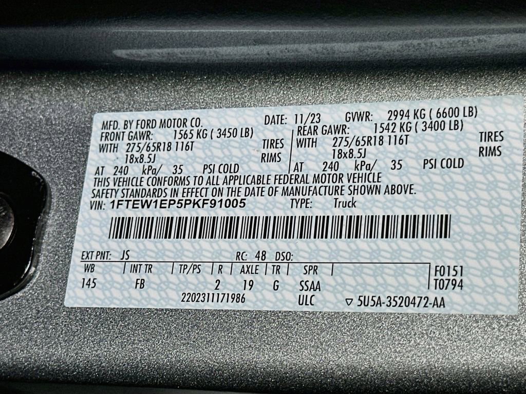 Certified 2023 Ford F150 XLT w/ Equipment Group 302A High image 21