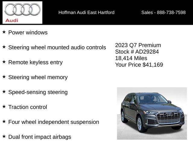 Certified 2023 Audi Q7 2.0T Premium w/ Convenience Package AWD/4WD image 24