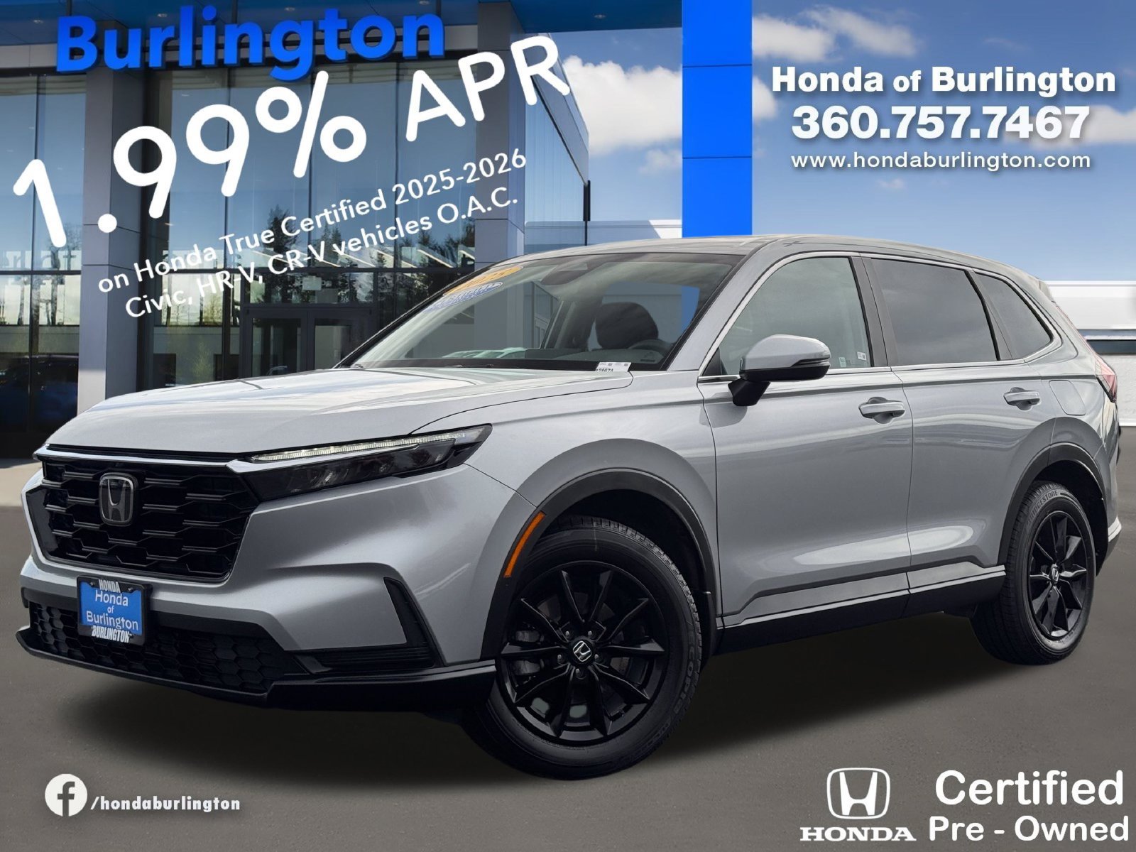 Certified 2025 Honda CR-V EX