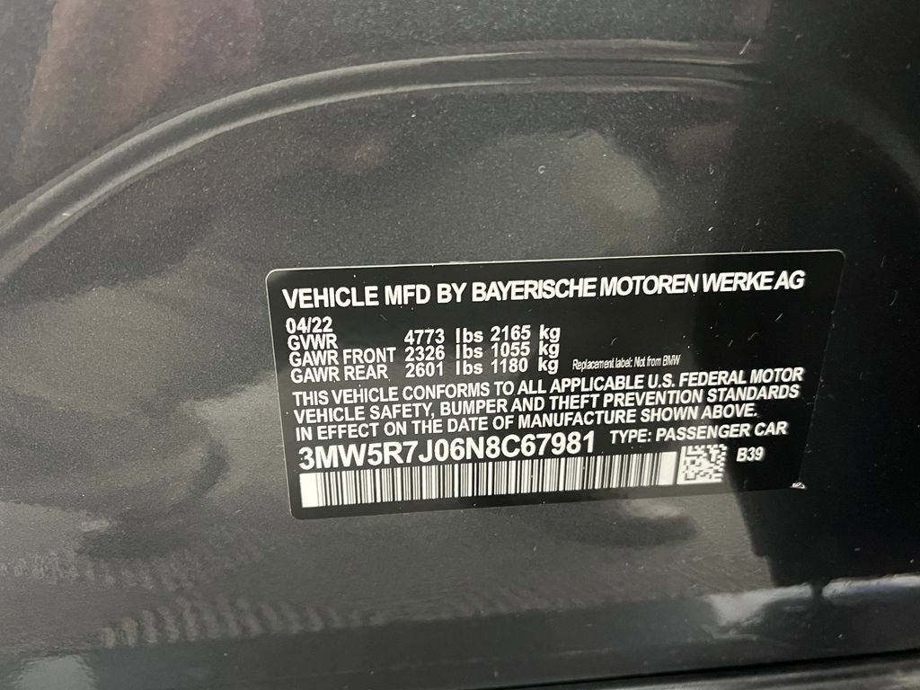 Certified 2022 BMW 330i xDrive Sedan w/ Driving Assistance Package image 29