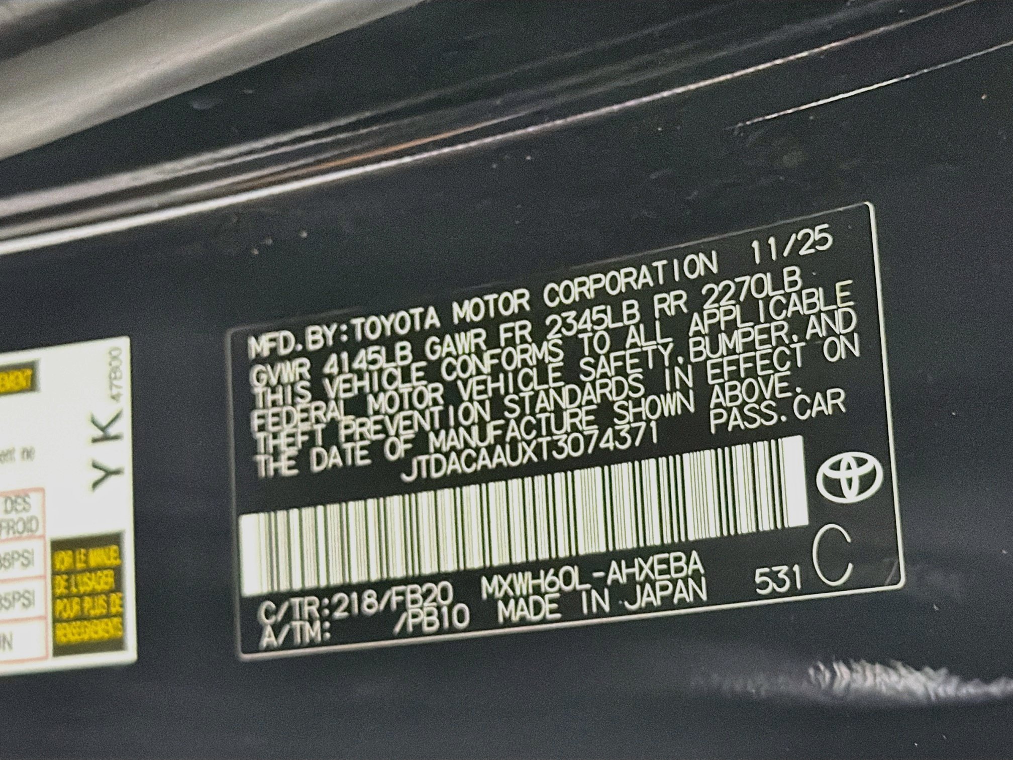 Used 2026 Toyota Prius LE FWD image 12