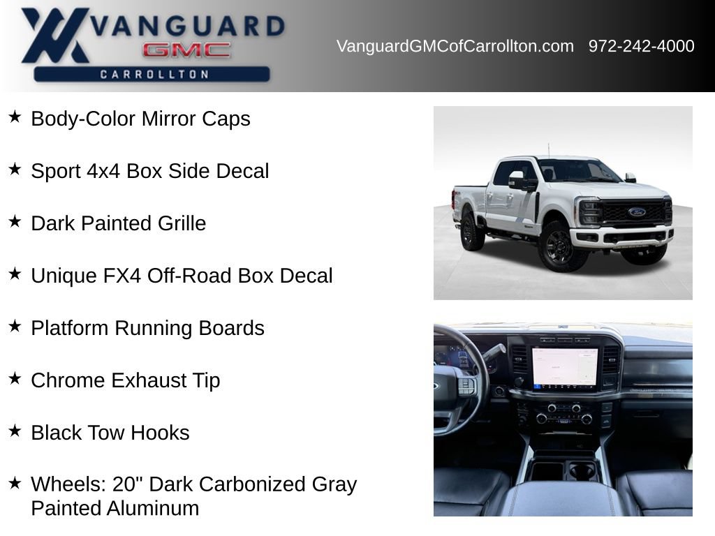 Used 2023 Ford F250 Lariat w/ Sport Appearance Package AWD/4WD image 12