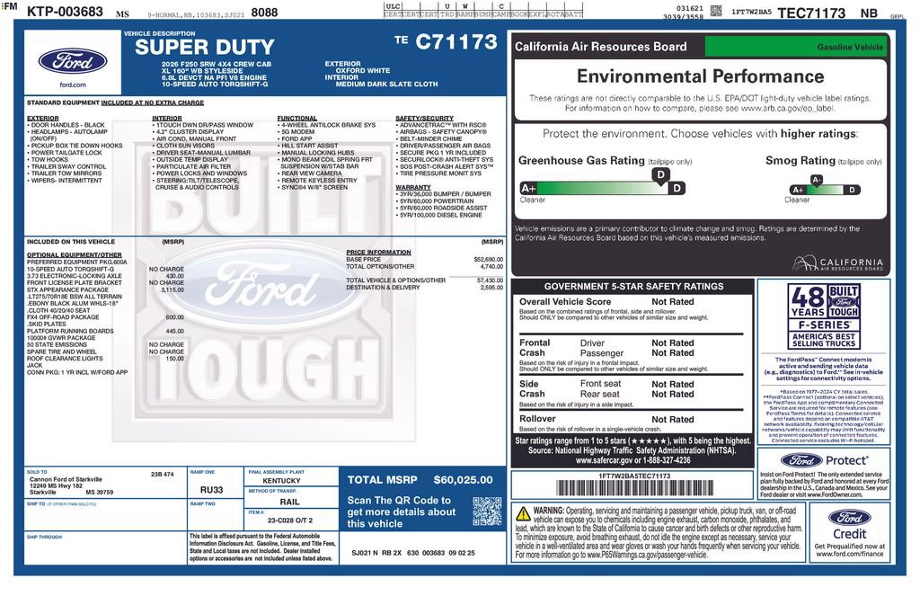 New 2026 Ford F250 XL w/ STX Appearance Package image 4
