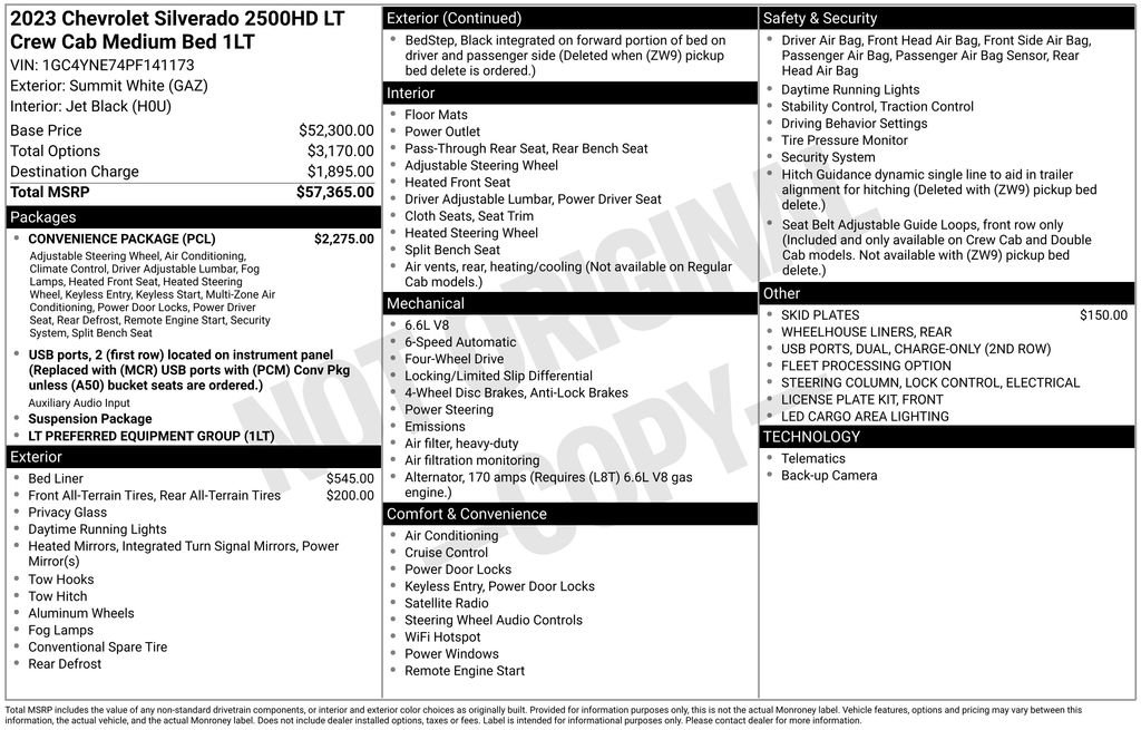 Used 2023 Chevrolet Silverado 2500 LT w/ Convenience Package image 12