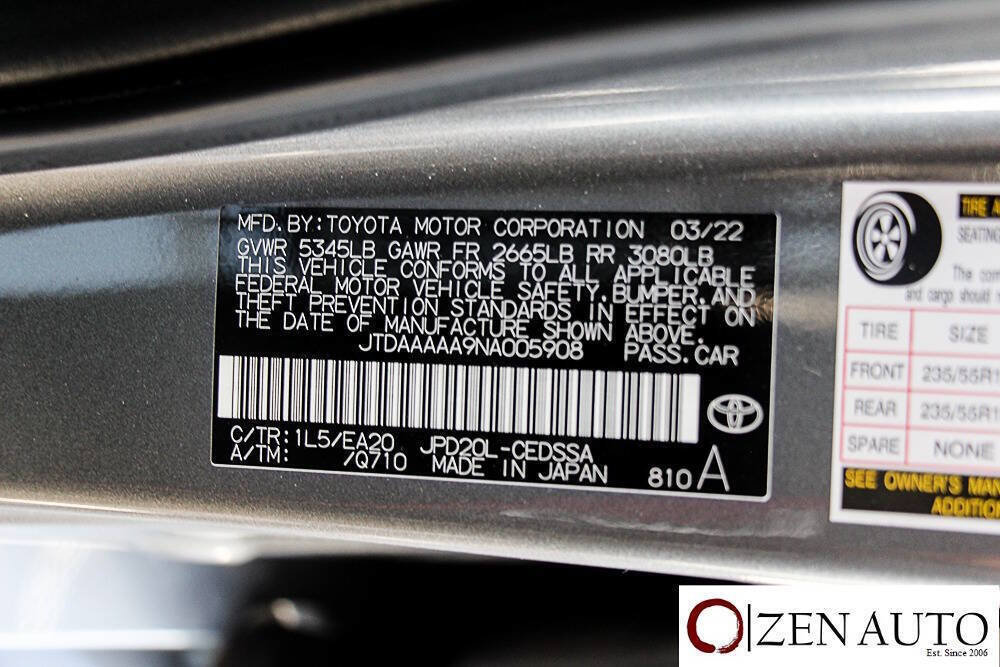 Used 2022 Toyota Mirai w/ Advanced Technology Package RWD image 58