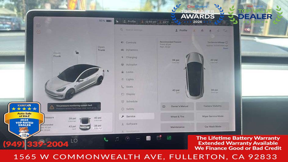 Used 2021 Tesla Model 3 Standard Range Plus RWD image 30