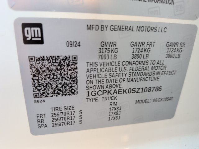 Used 2025 Chevrolet Silverado 1500 W/T w/ WT Value Package AWD/4WD image 31