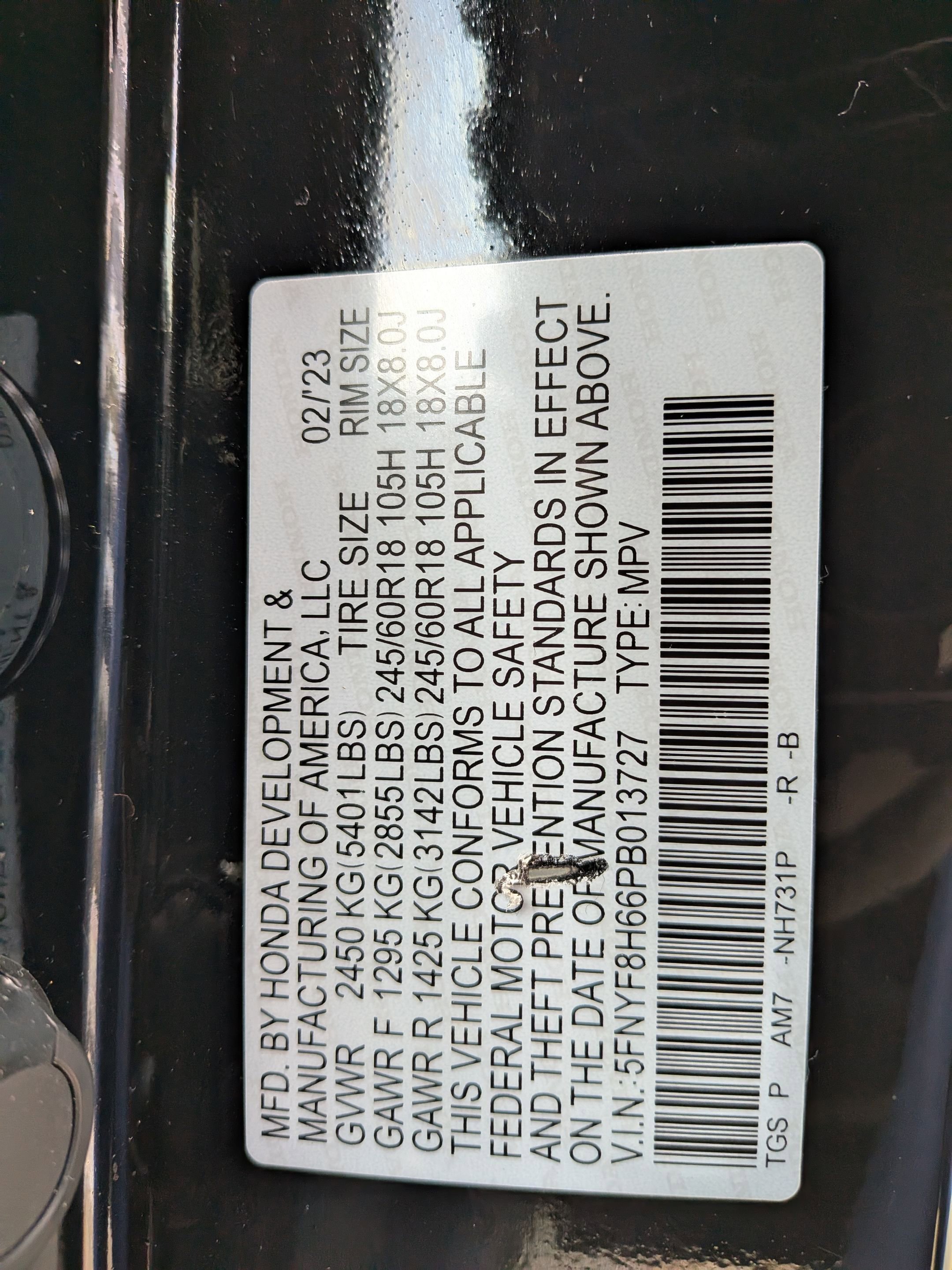 Certified 2023 Honda Passport TrailSport image 37