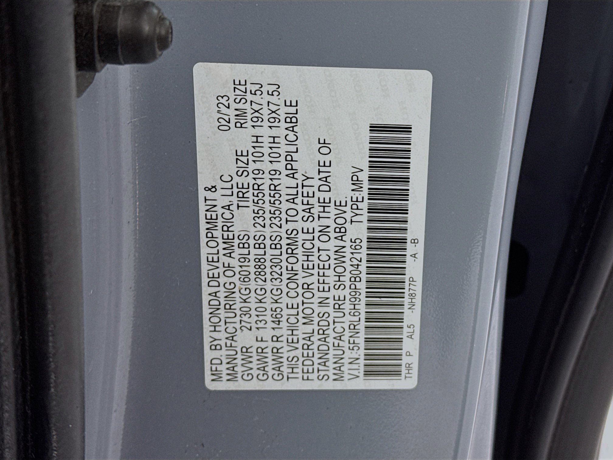 Certified 2023 Honda Odyssey Elite image 35