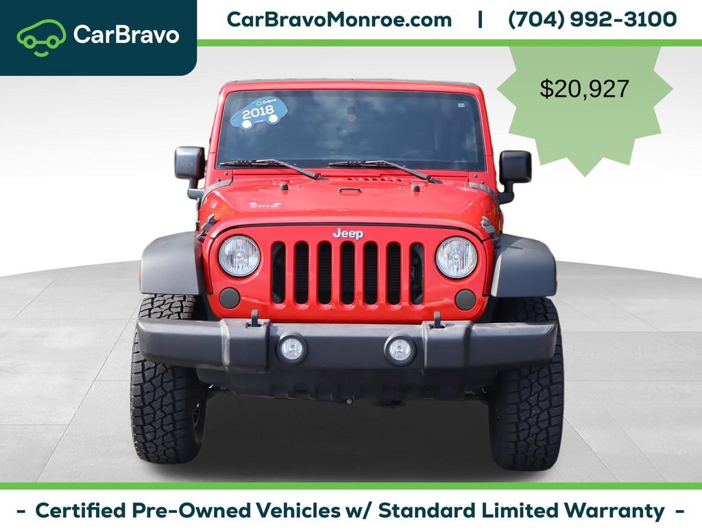 Used 2018 Jeep Wrangler Unlimited Sport w/ Connectivity Group AWD/4WD image 10