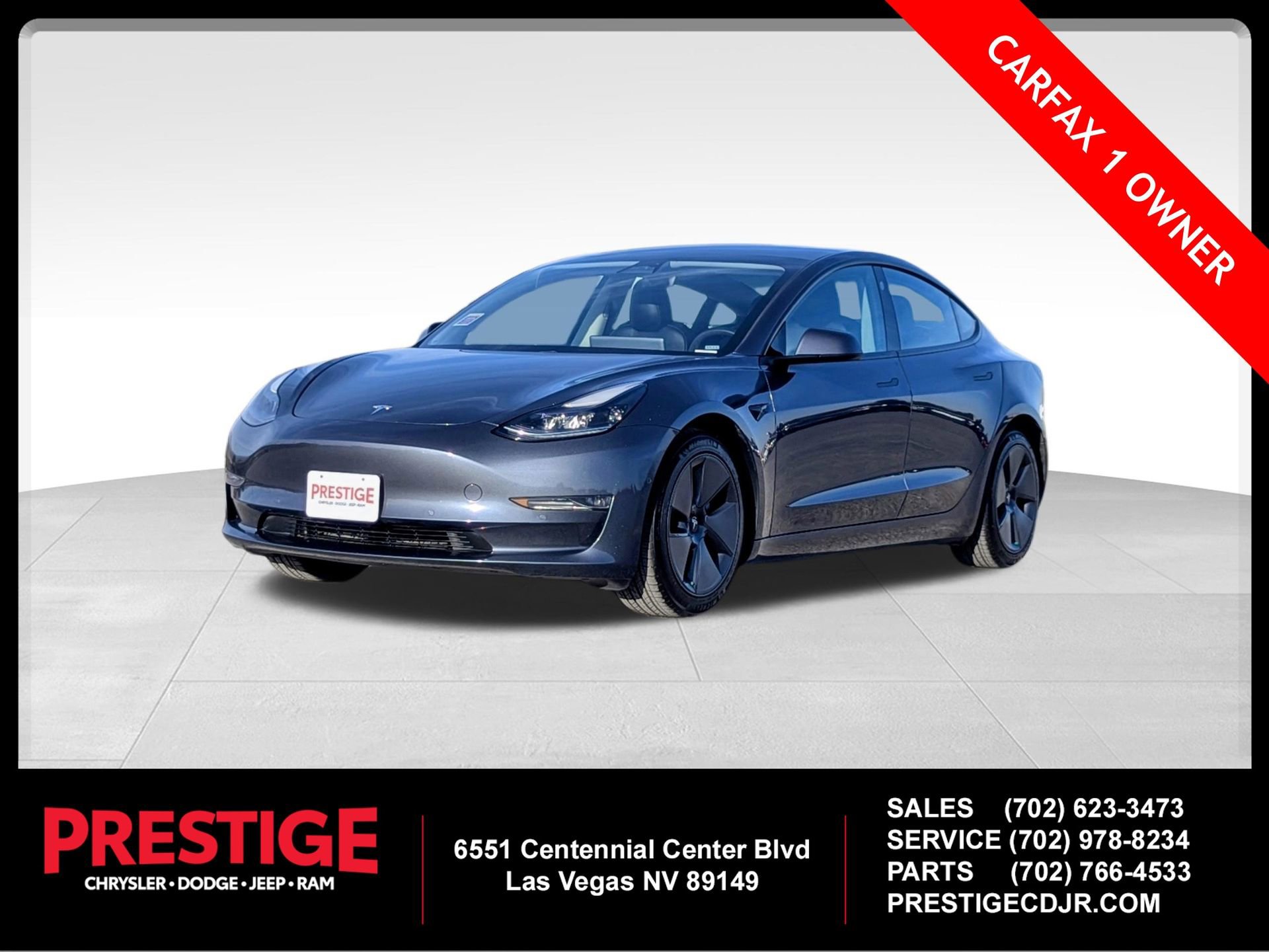 Used 2021 Tesla Model 3 Long Range AWD/4WD image 1