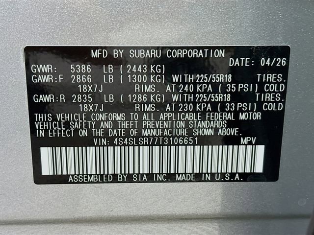 New 2026 Subaru Forester Touring AWD/4WD image 33