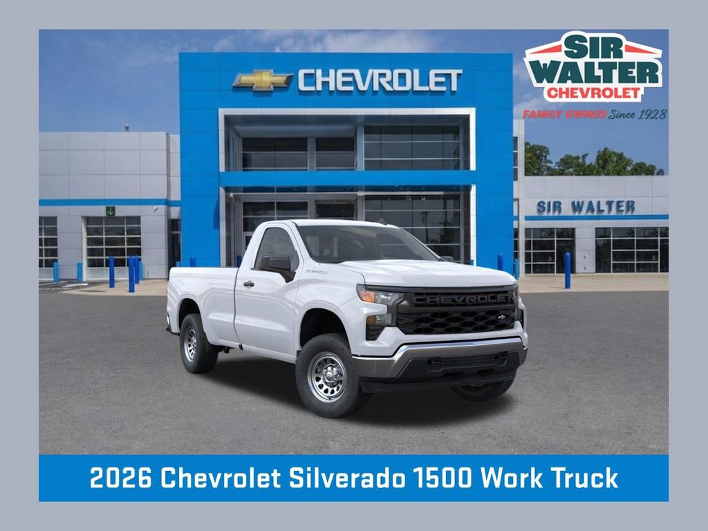 New 2026 Chevrolet Silverado 1500 W/T w/ WT Value Package RWD image 1