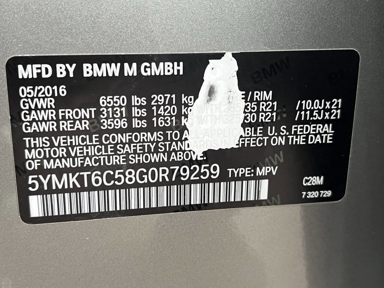 Used 2016 BMW X5 M image 45