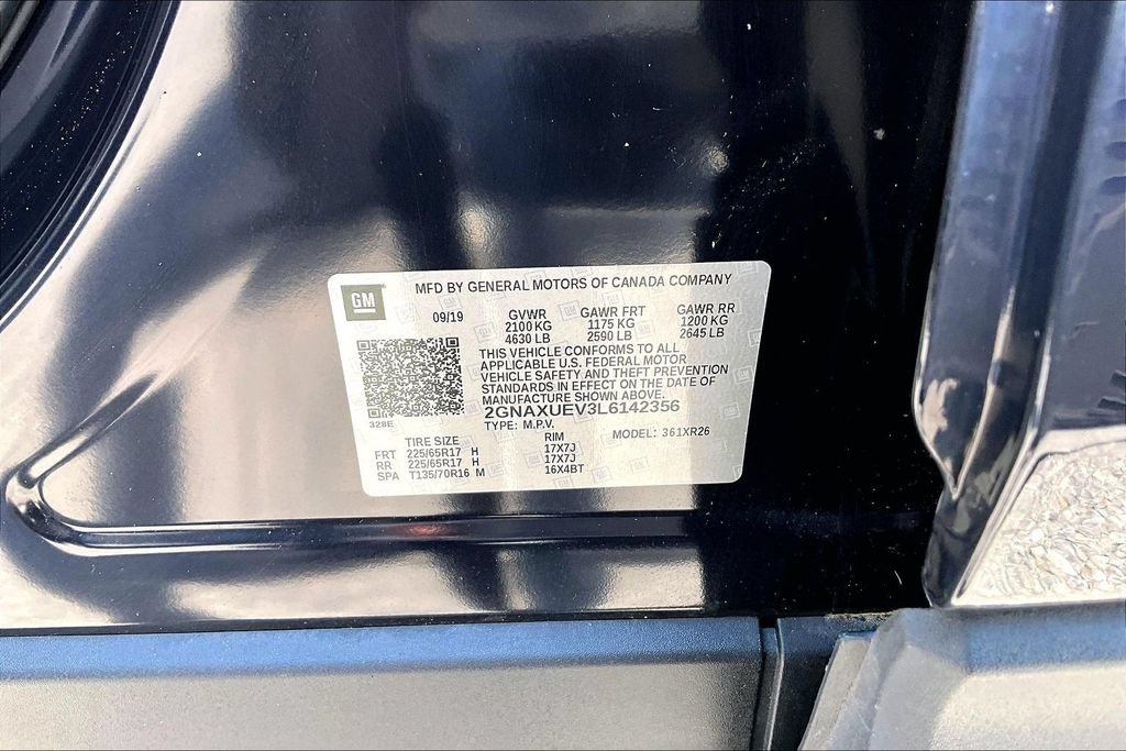 Used 2020 Chevrolet Equinox LT AWD/4WD image 19