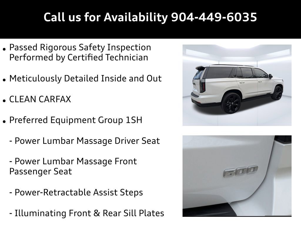 Used 2025 Cadillac Escalade Sport Platinum w/ LPO, Floor Liner Package image 9