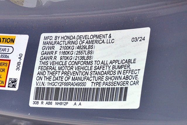 Used 2024 Honda Accord EX-L image 33