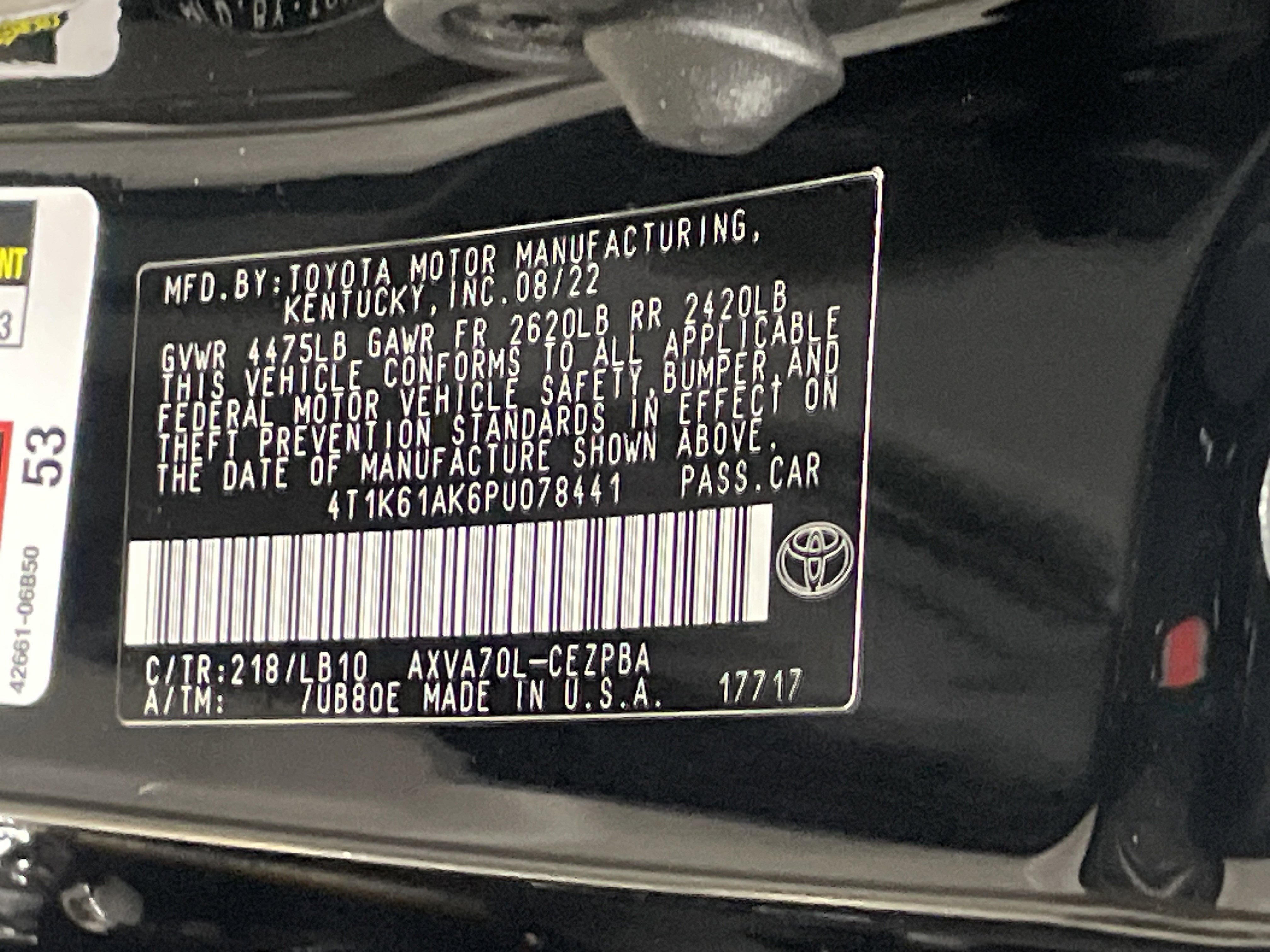 Certified 2023 Toyota Camry XSE image 36