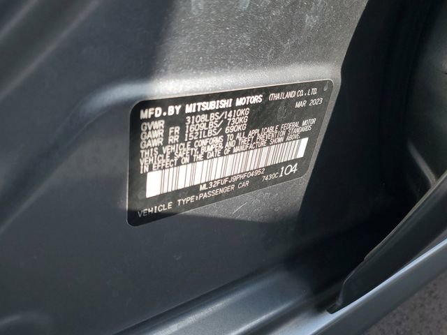 Used 2023 Mitsubishi Mirage G4 Black Edition image 30