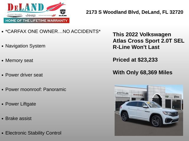 Used 2022 Volkswagen Atlas Cross Sport SEL R-Line image 7