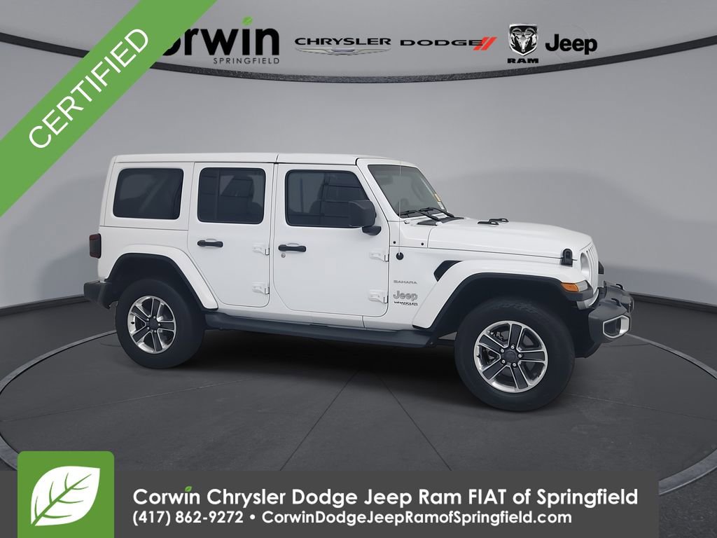 Certified 2019 Jeep Wrangler Unlimited Sahara