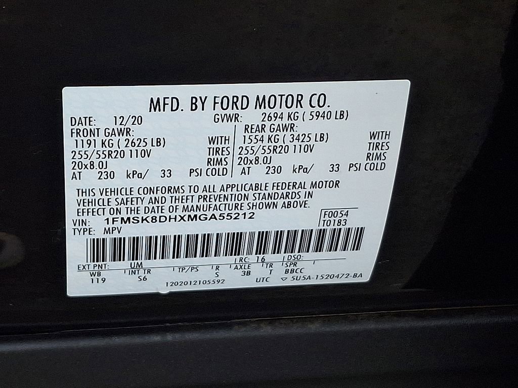 Used 2021 Ford Explorer XLT w/ Equipment Group 202A image 27