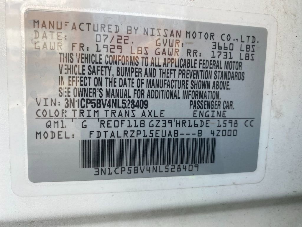Used 2022 Nissan Kicks S image 32