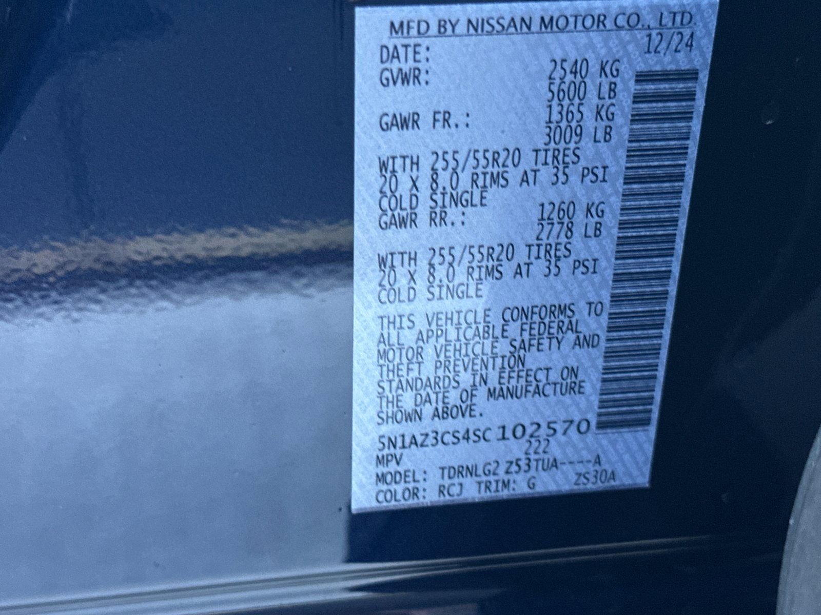 Certified 2025 Nissan Murano SL AWD/4WD image 27