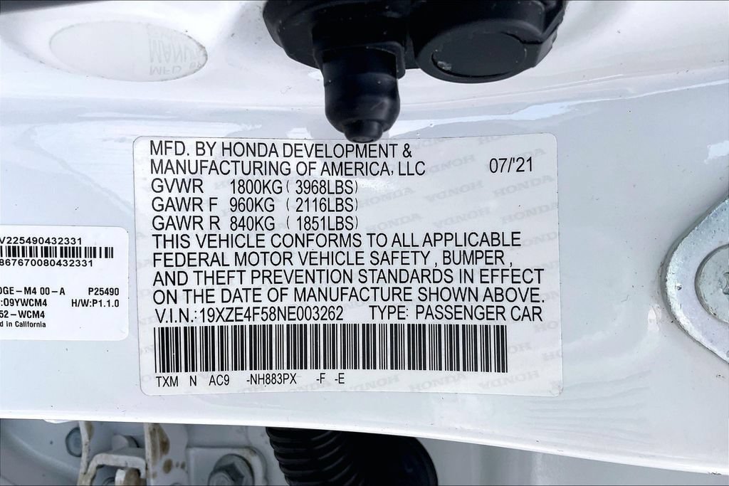Certified 2022 Honda Insight EX image 18