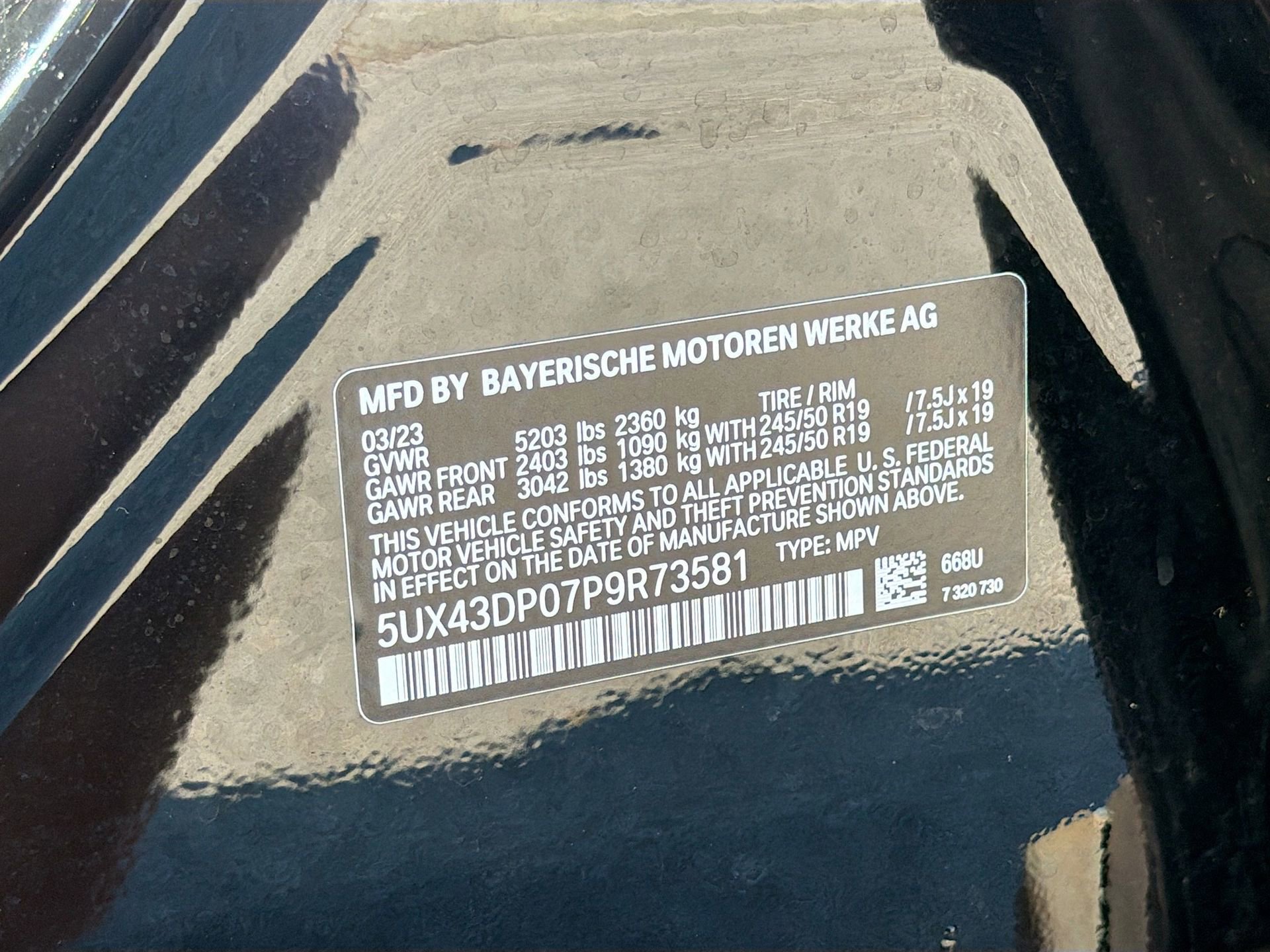 Used 2023 BMW X3 sDrive30i w/ Convenience Package image 43