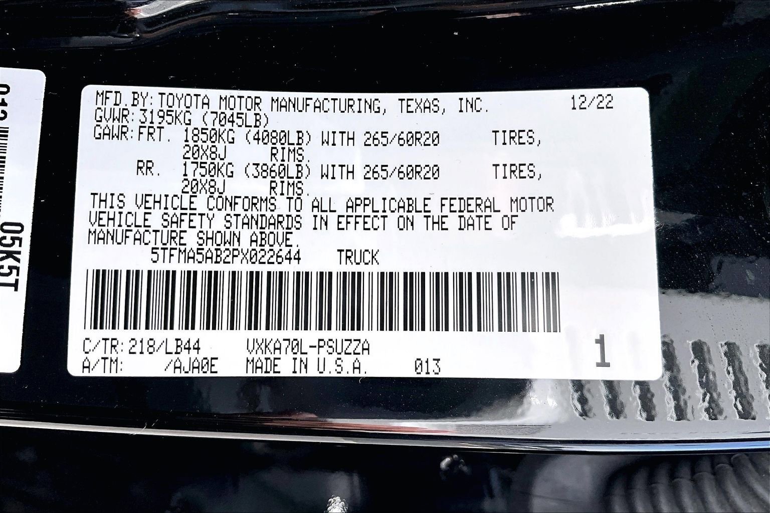 Used 2023 Toyota Tundra 1794 Edition image 36