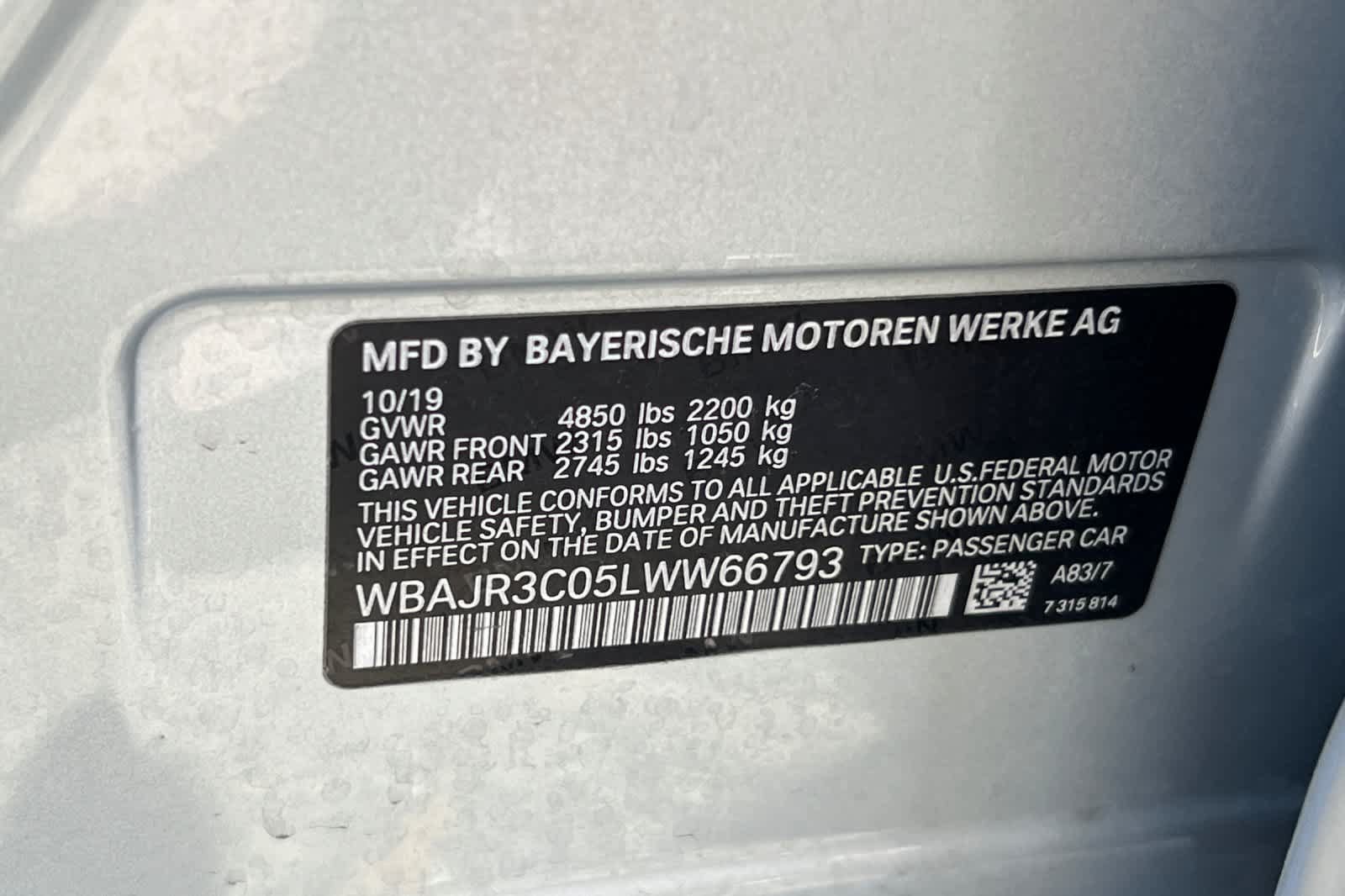 Used 2020 BMW 530i w/ Premium Package RWD image 34