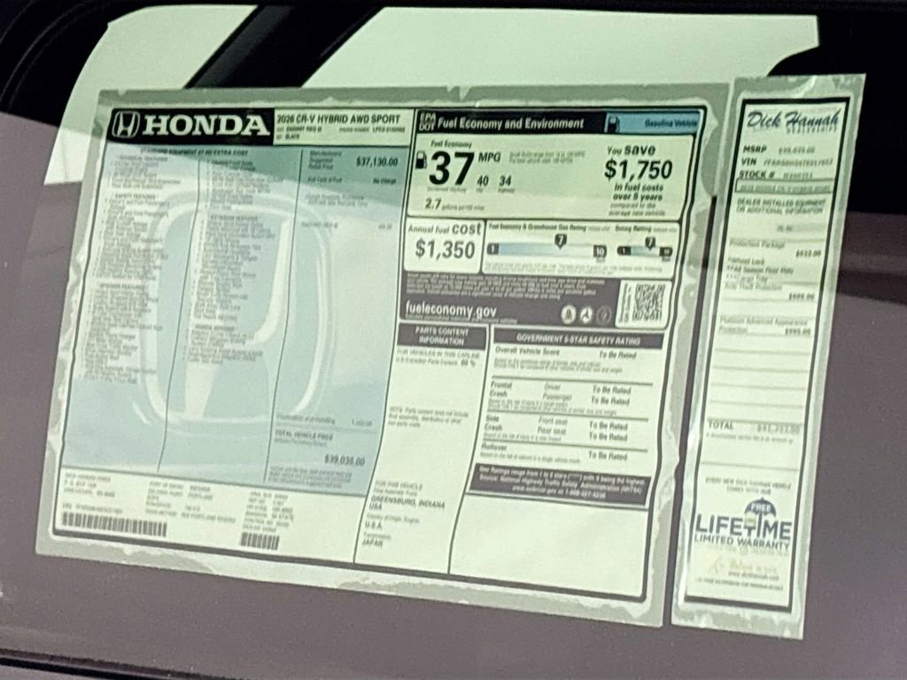 New 2026 Honda CR-V Sport image 23
