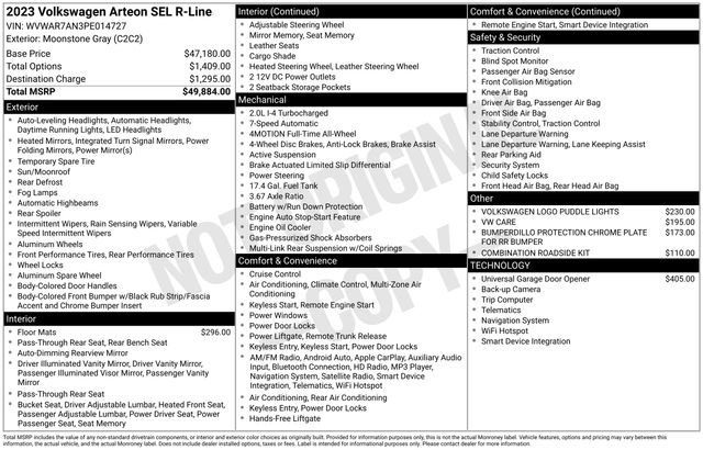 Used 2023 Volkswagen Arteon SEL image 40