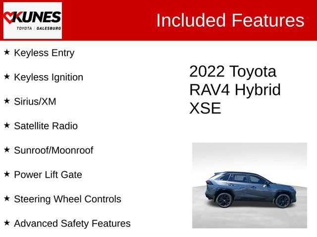 Used 2022 Toyota RAV4 XSE w/ XSE Grade Weather Package AWD/4WD image 3