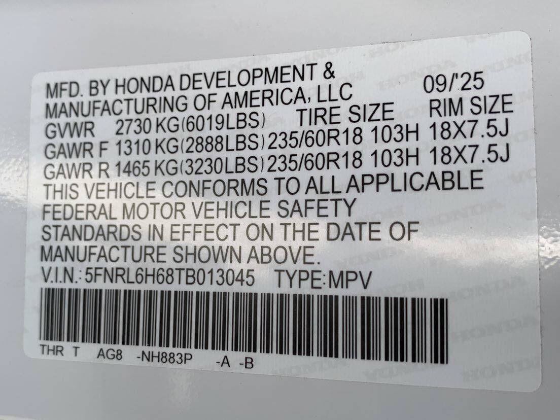 Certified 2026 Honda Odyssey EX-L image 43