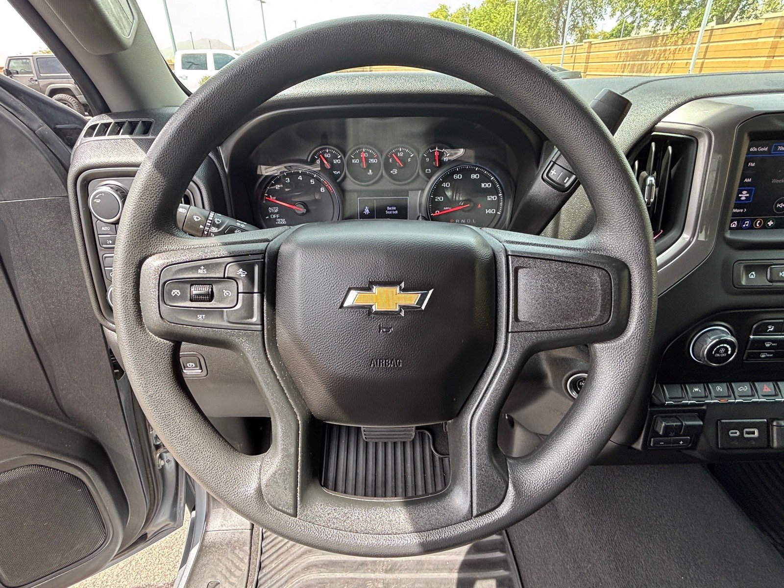 Used 2024 Chevrolet Silverado 1500 Custom w/ Turbomax Blackout Package AWD/4WD image 12