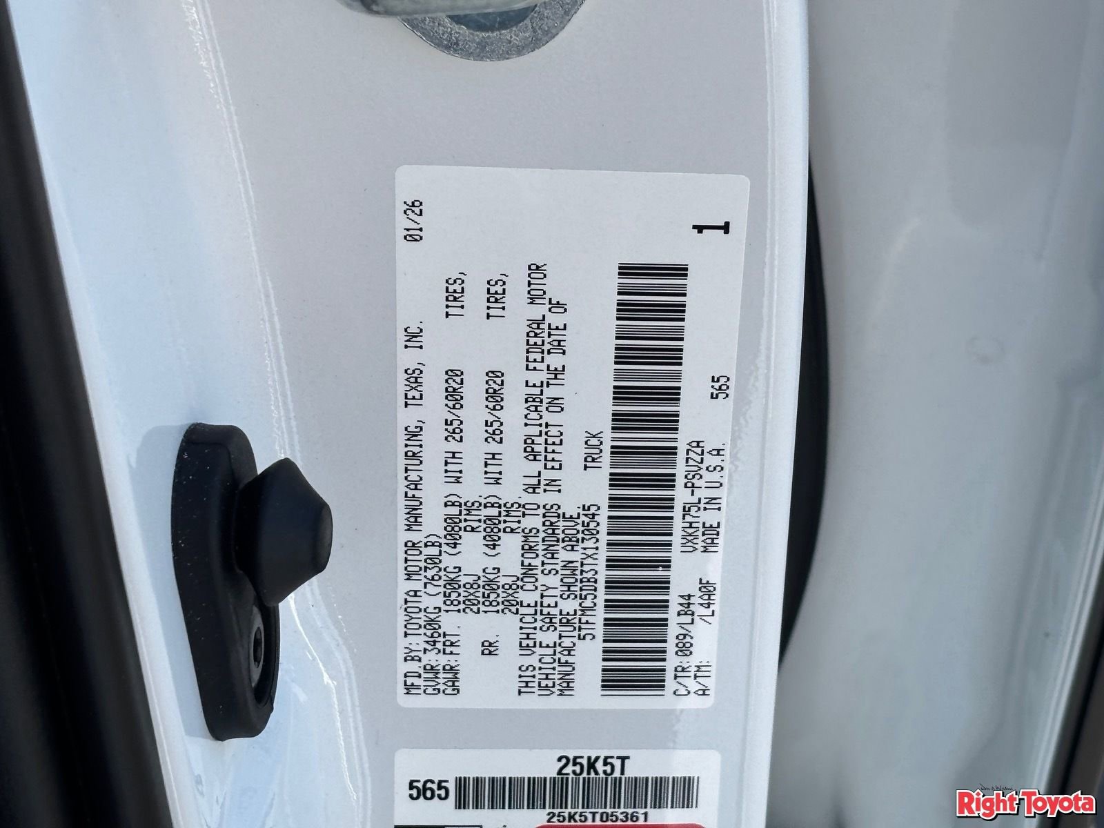 Certified 2026 Toyota Tundra 1794 Edition w/ Tow Tech Package AWD/4WD image 31