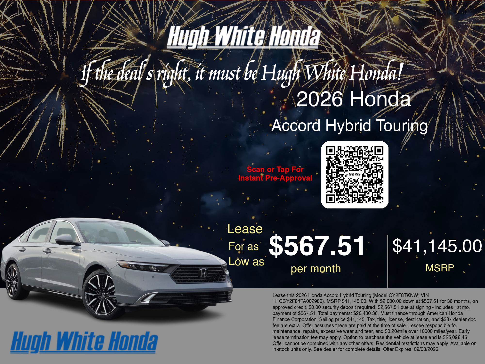 New 2026 Honda Accord Touring image 3