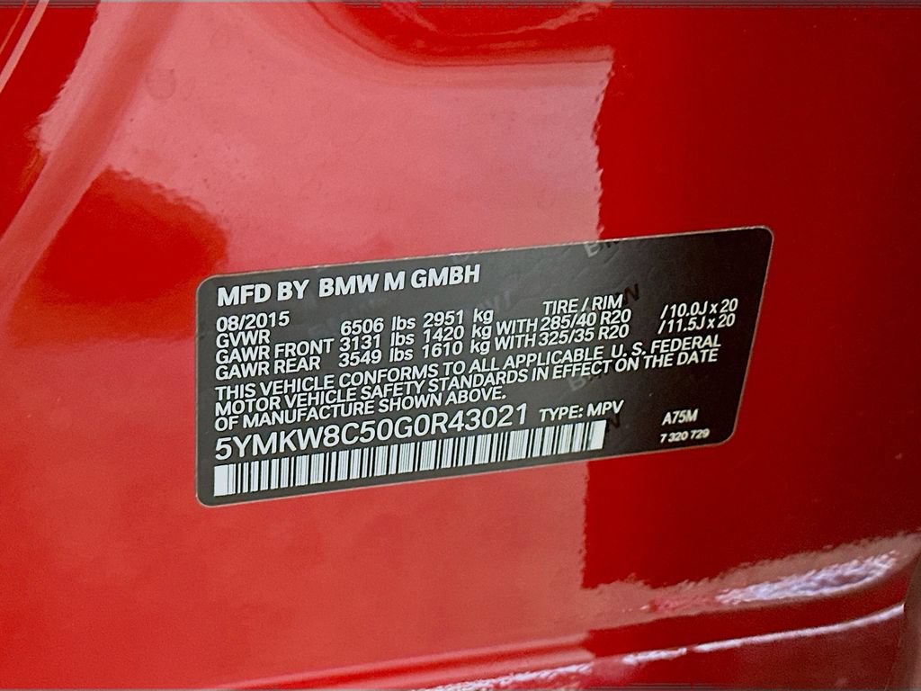 Used 2016 BMW X6 M AWD/4WD image 36