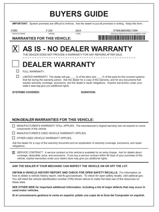 Used 2024 Ford F250 Lariat w/ Lariat Ultimate Package image 32