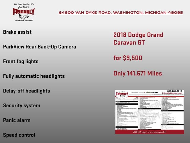 Used 2018 Dodge Grand Caravan GT FWD image 14