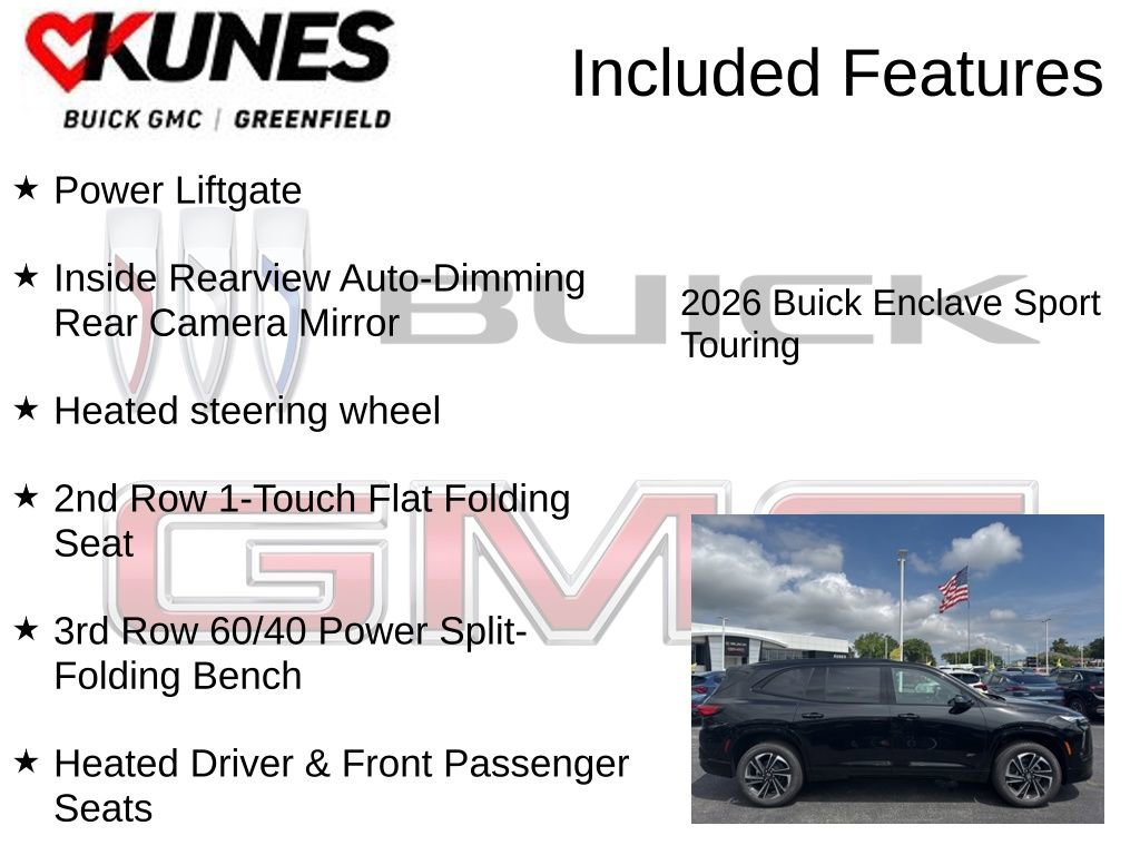 New 2026 Buick Enclave Sport Touring w/ Power Package image 4