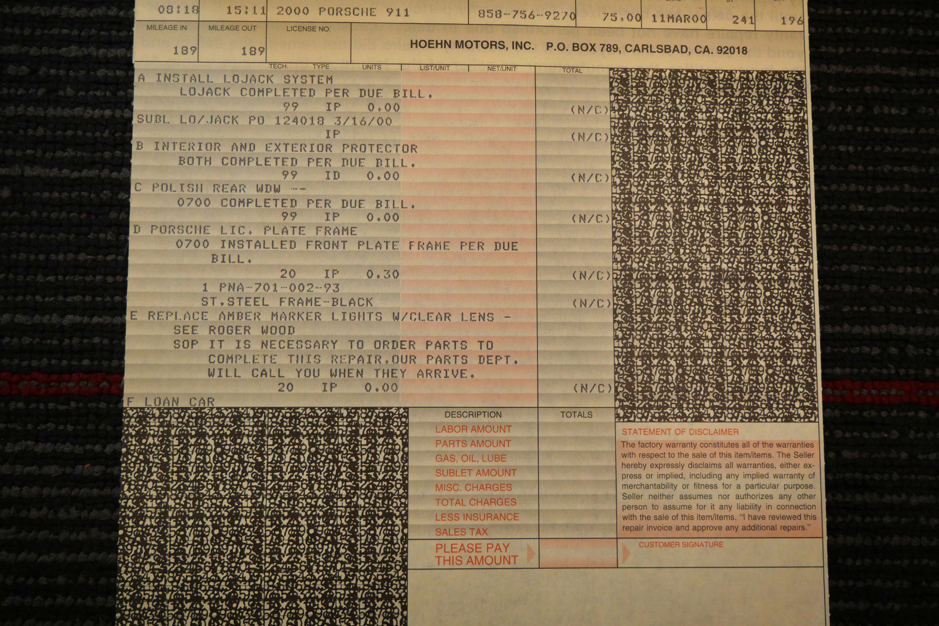 Used 2000 Porsche 911 Cabriolet image 41